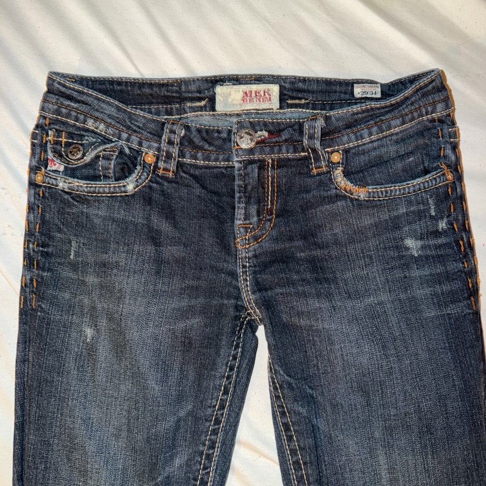 Miss Me Dark Blue Straight Leg Jeans